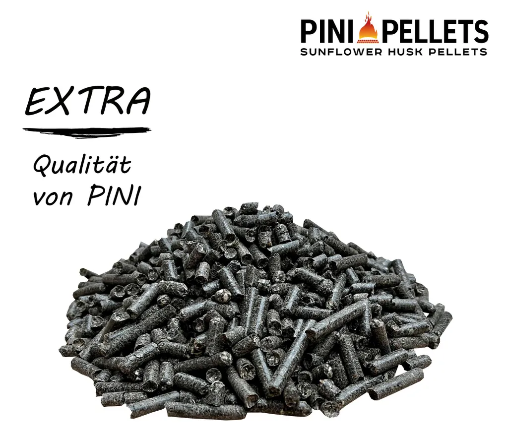 PINI Sonnenblumenschalen-Pellets 6 mm – Heizpellets, 480 kg pro Palette – Bild 5