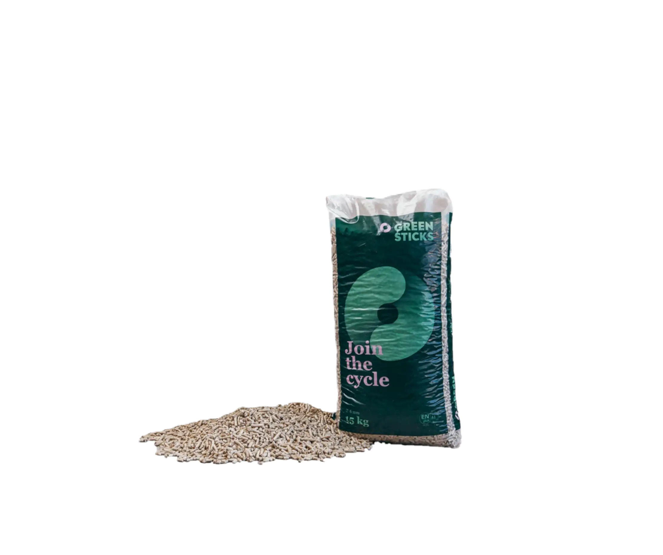 GREENSTICKS Holzpellets Sackware – 990 kg Palette – Bild 3